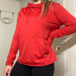 Red Under Armour Hoodie